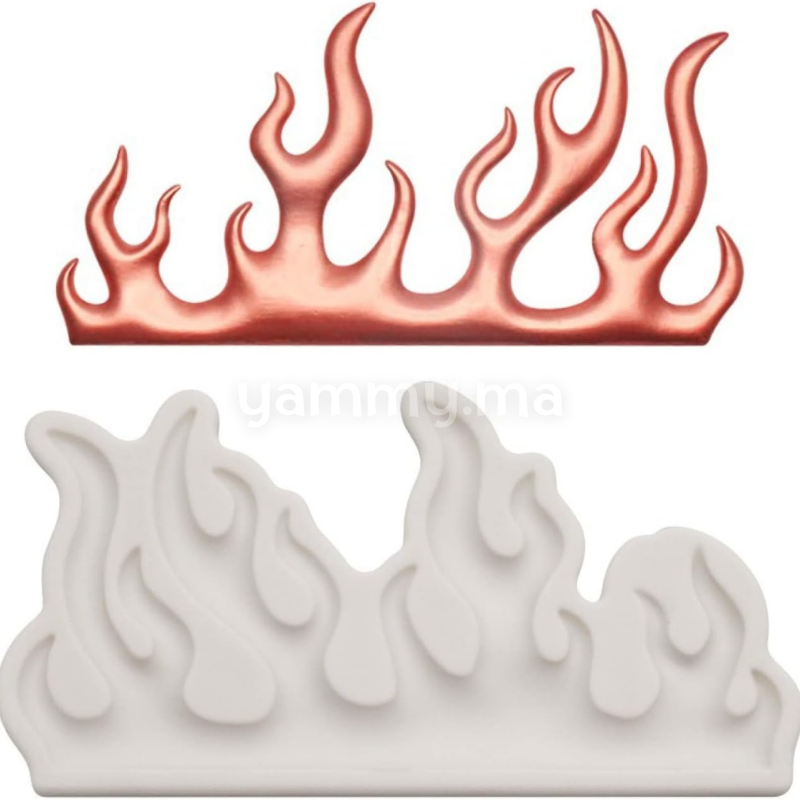 Moule Silicone Flamme de Feu
