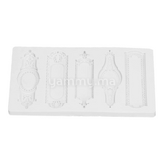 Moule Silicone 5 Cadres Vintage