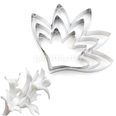 SET. 3 Emporte-pièces Pétales de Tubéreuse en Inox