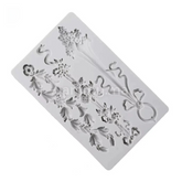 Moule Silicone 3 Guirlande de Fleurs Vintage