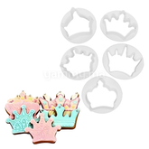 SET. 5 Emporte-pièces Mini Couronnes