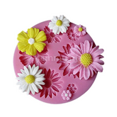 Moule Silicone 6 Fleurs