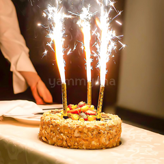 6 Bougies Fusée - Fontaines Lumineuses 18 cm