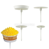 SET. 4 Clous en Plastique pour la Fabrication de Fleurs