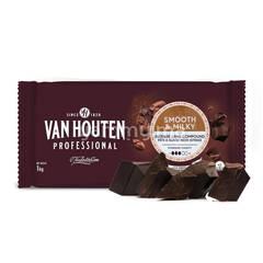 Pâte à Glacer Noir en Plaque "Smooth & Milky" 1 kg - Van Houten