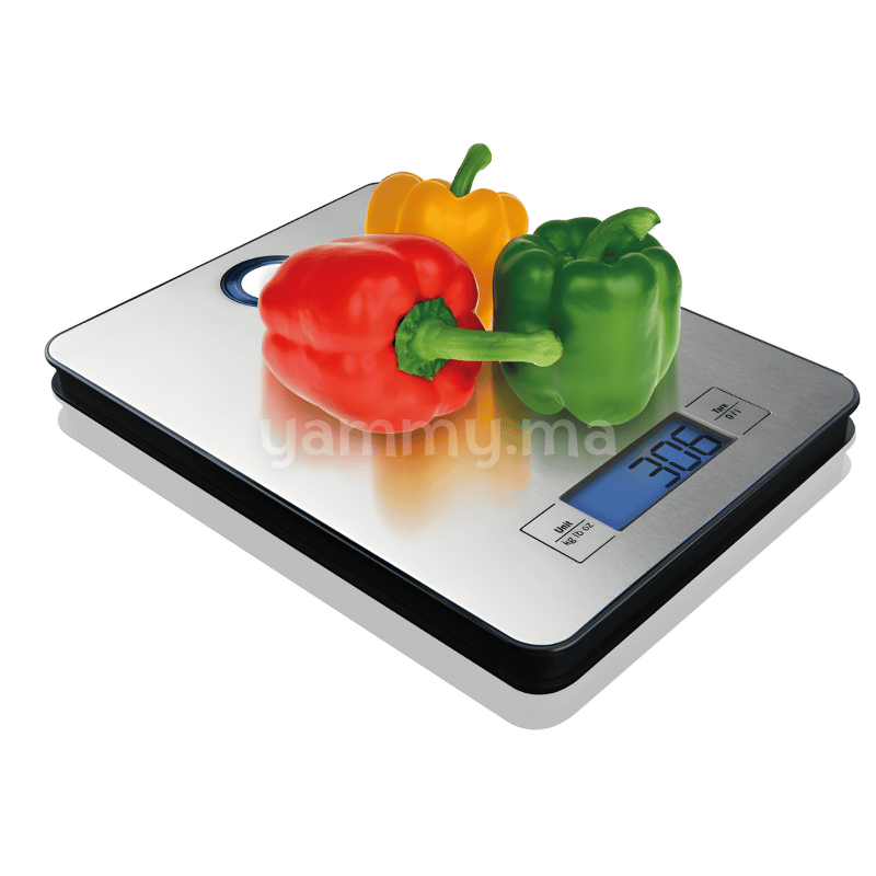 Balance de Cuisine Electronique en Inox 5Kg - Lamacom BE0501