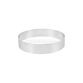 Cercle à Tartelette Perforé en Inox Ø 9 x H 2 cm