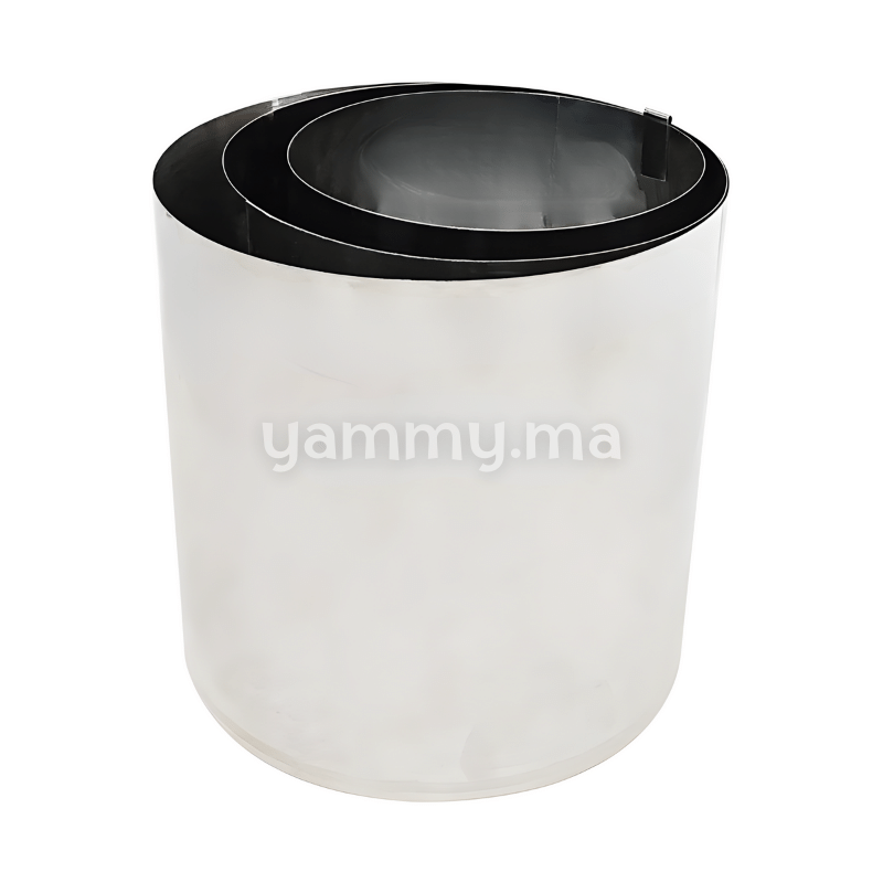 SET. 3 Moules Inox Rond 15.5/17/19 x H 20 cm