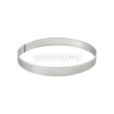 Cercle à Tarte Perforé Inox 18cm x h 2cm