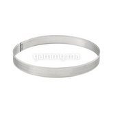 Cercle à Tarte Perforé Inox 20cm x h 2cm