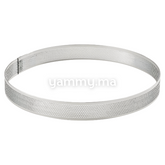 Cercle à Tarte Perforé Inox 24.5cm x h 2cm