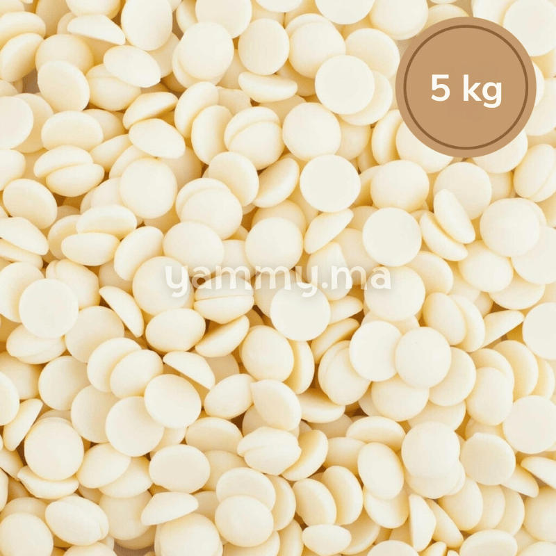 Chocolat de Couverture Blanc 26.4% 5 Kg - Van Houten Professional