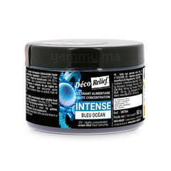 Colorant Hydrosoluble Bleu Ocean Intense en Poudre 50 gr - Déco Relief INT84