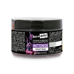 Colorant Hydrosoluble Violet Bleu Intense en Poudre 50 gr - Déco Relief INT91