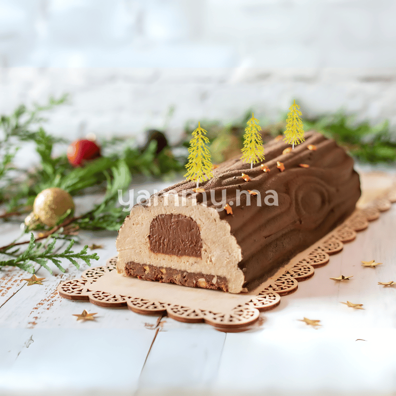 Décor Gâteau Sapin Volume Or Mat 5 PCs - Nordia