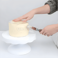 Disque et Plateau à Ganache Plexiglass Transparent Rond 24cm