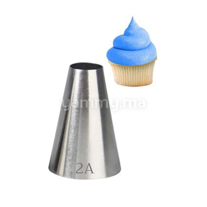 Douille Ronde en Acier-inoxydable "2A"