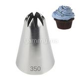 Douille Pâtisserie Inox Fleur 8 dents N° 350