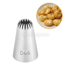 Douille Pâtisserie Inox Fleur 18 dents N° D66