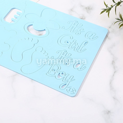 Embosseur pour Pâte à Sucre Thème Bapteme avec Pinceau