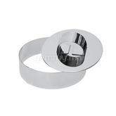 Cercle à Vacherin en Inox 10 cm avec Poussoir – Lamacom