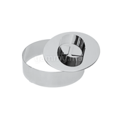 Cercle à Vacherin en Inox 7 cm avec Poussoir – Lamacom