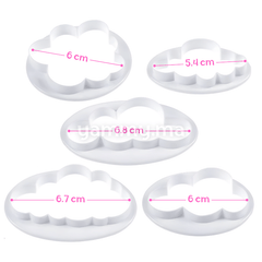 SET. 5 Emporte-pieces Nuage