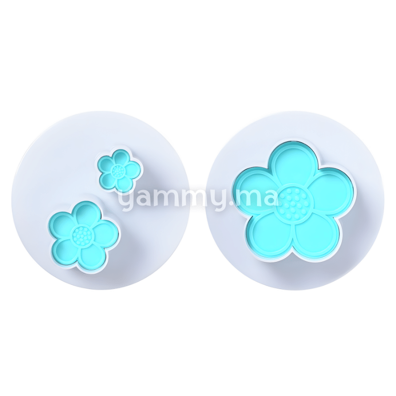 SET. 2 Emporte-pièces Fleur M1