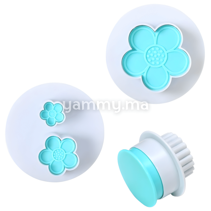 SET. 2 Emporte-pièces Fleur M1