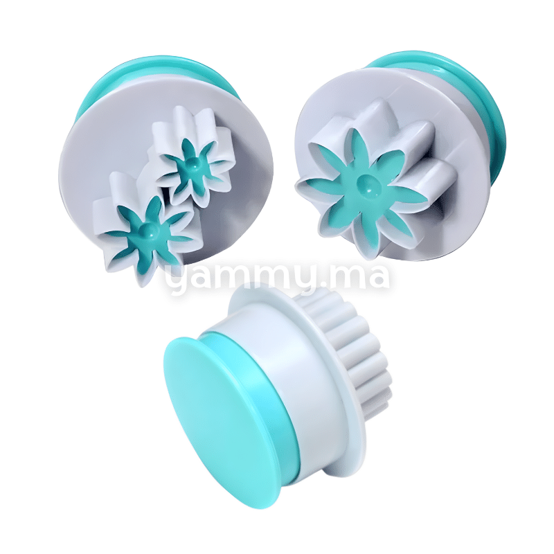 SET. 2 Emporte-pièces Fleur M3