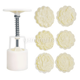 Set. 6 Tampons à Biscuits Rond 4.5 Cm M5