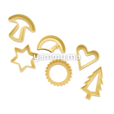 SET. 6 Emporte-pièces à Biscuit - Lamacom 0410/SK