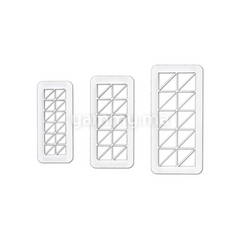 SET. 3 Emport-pièces Géométrique Triangle