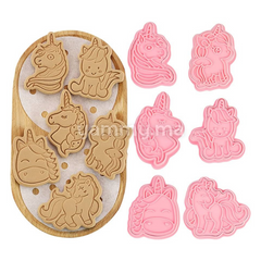 SET. 6 Emporte-Pieces Licorne