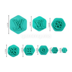 SET. 8 Emporte-pièces LV Louis Vuitton