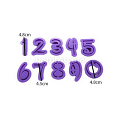 SET. 10 Emporte-pièces Chiffre Disney