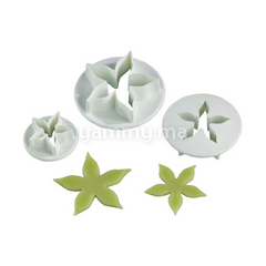 SET. 3 Emporte-pièces Feuilles