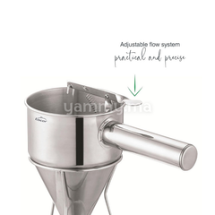 Entonnoir à Piston en Inox avec Support - Lacor 67151