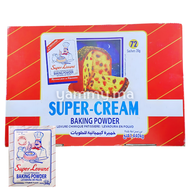 Baking Powder Super Levure Chimique Pâtissière 20gr x 72pcs - Idéal