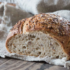 Mélange de Graines 7 Céréales Pavot, Sésame, Tournesol, Millet, lin brun, Flocon de blé et d’avoine.