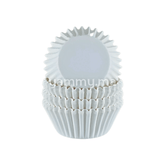 SET. 100 Caissettes à Mini Cupcakes Muffins Blanc