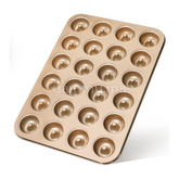 Moule à 24 Mini Donuts Doré Anti-adhésif