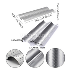 Plaque Perforée à 2 Baguettes / Tuiles