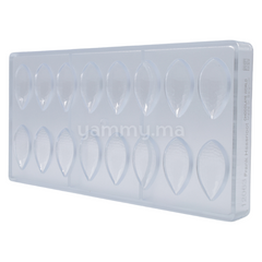 Moule à Chocolat en Polycarbonate Quenelle Facette "CW12063" 7.5gr - Chocolate World