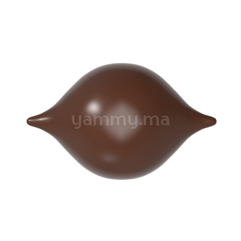 Moule à Chocolat en Polycarbonate Praline Curve "CW1903" 7.5gr - Chocolate World