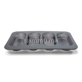 Moule à pain de Hot-dog 4 Cavités 34 x 23 cm - Patisse 02990