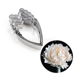 SET. 4 Emporte-pièces Pétale de Pivoine en Inox M1