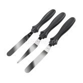 SET 3 Mini Spatules 10 cm "Ecoprof" en Inox - Ibili 738000E