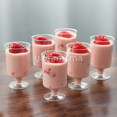 SET. 6 Verrines sur Pied Rond 150ml GA167