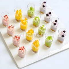 SET. 12 Verrines Triangle 90ml GA75